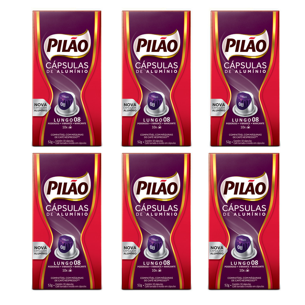 Kit Cápsulas de Café Pilão - 60un - Food & Beverages