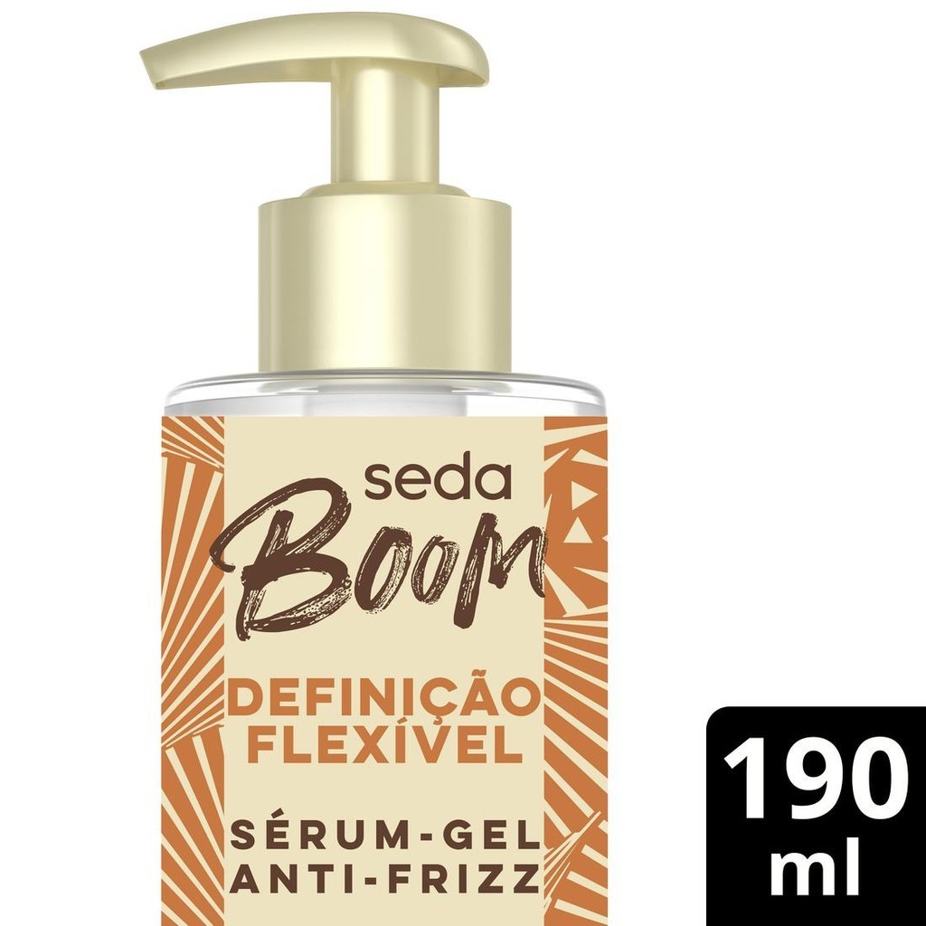 Serúm Gel Seda Boom Antifrizz Definição Flexível 200ml em Oferta na Shopee