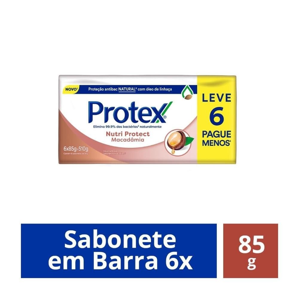 Sabonete em Barra Protex Macadamia 85g Leve 6 Pague 5 - Beauty