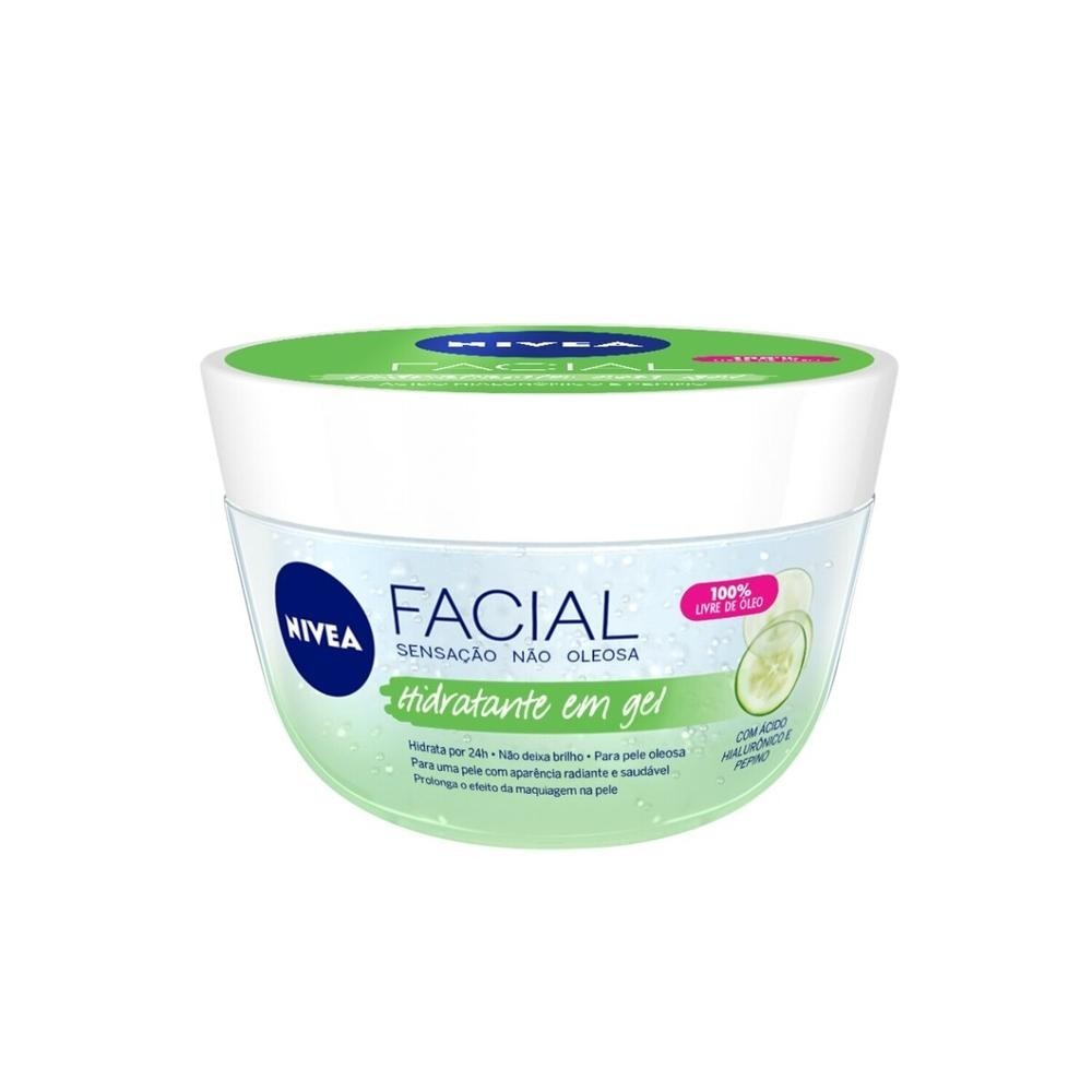Gel Hidratante Facial Nivea Fresh Acido Hialuronico e Pepino 100ml