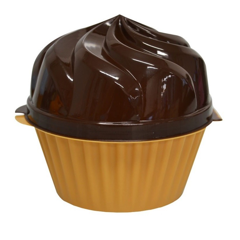 Porta Mix Cupcake Pote Porta Mix Cupcake 300 ml Cozinha Alimentos Exclusivo