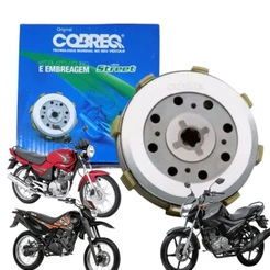 Kit Embreagem Completo Yamaha Ybr 125 2000 a 2008 Factor 125 2009 a 2018 XTZ 125 2003 a 2018 Original Cobreq