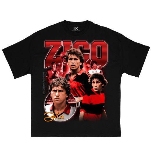 Camisa Camiseta- Jogador time Zico Melhor Do Mundo