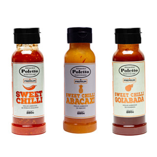 Kit Molhos 3 Sabores Poletto Porções Churrasco em Oferta na Shopee