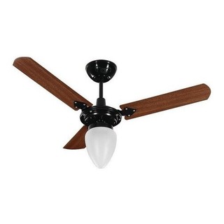 Ventilador De Teto Tron Pera New 3 Pás Preto Verniz 220v