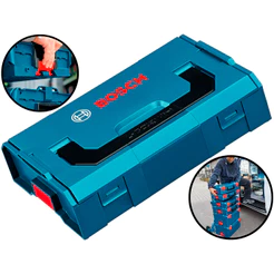 Maleta De Transporte Plástica L-boxx Mini Para Ferramentas Acessórios Com Compartimentos Bosch