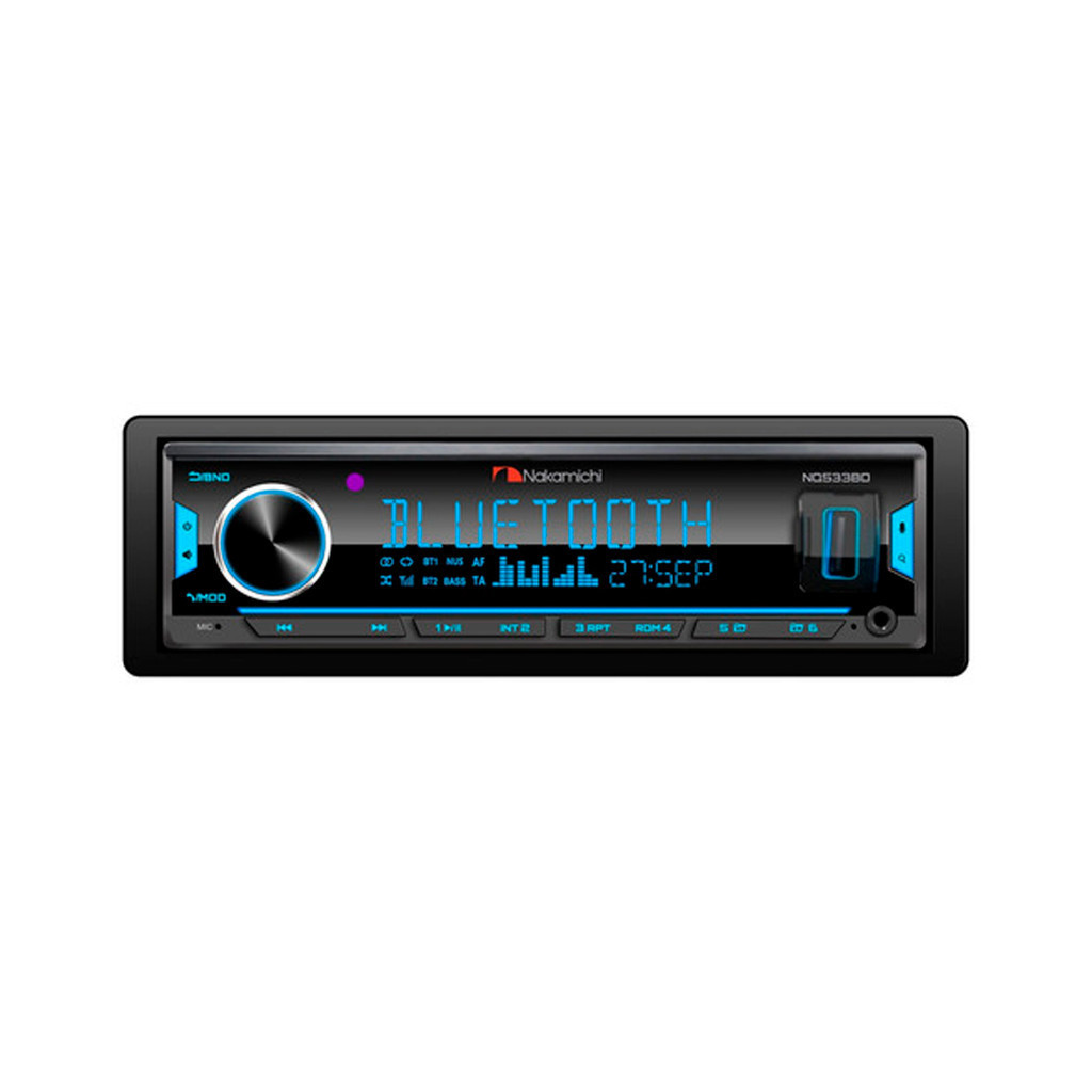 Rádio Automotivo MP3 1 Din USB Bluetooth FM/AM Carregador Controle Remoto NQ533BD Nakamichi em Oferta na Shopee