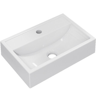 Cuba de Apoio Retangular Para Banheiro Lavabo C01 Q450 Branco - Lyam Decor em Oferta na Shopee