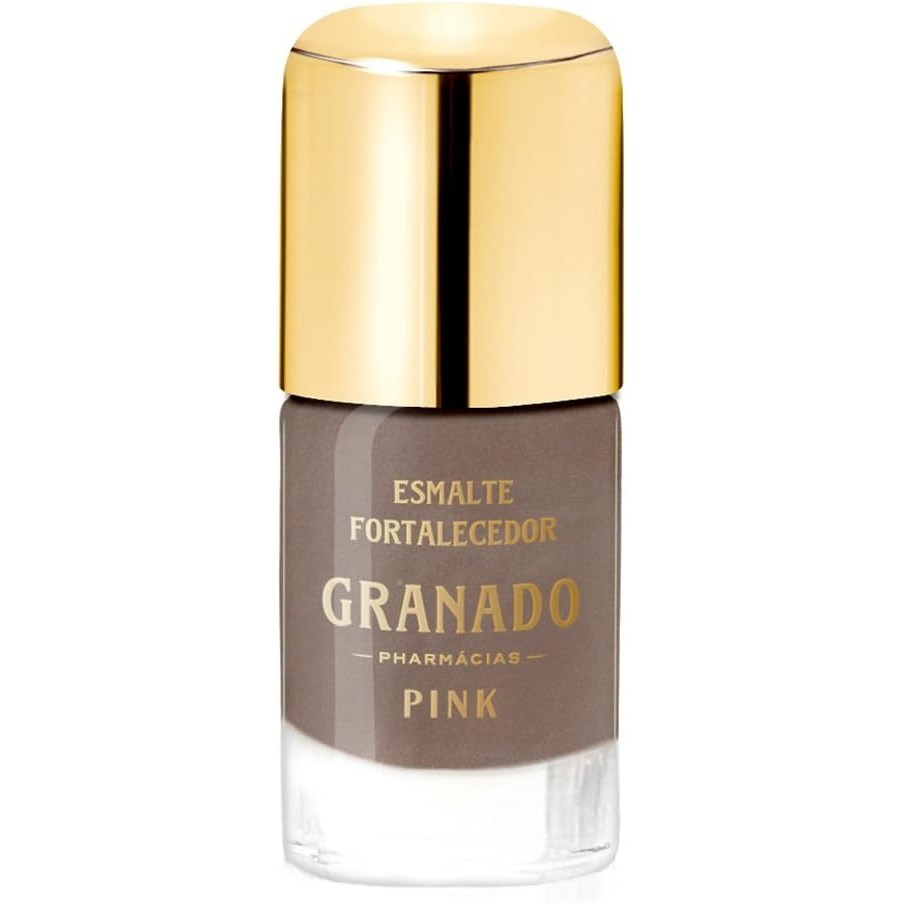 Esmalte Granado Edna Nude Acinzentado Perolado 10ml Fortalecedor Alta Cobertura e Brilho Intenso