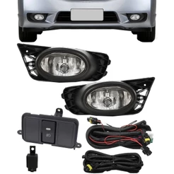 Kit Farol de Milha Neblina New Civic 2009 2010 2011