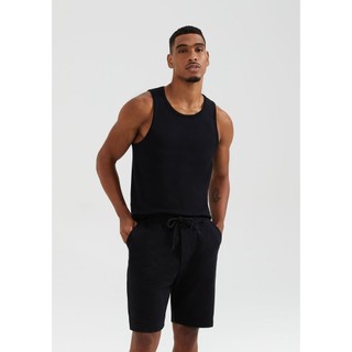Bermuda Básica Masculina Reta Em Moletom em Oferta na Shopee