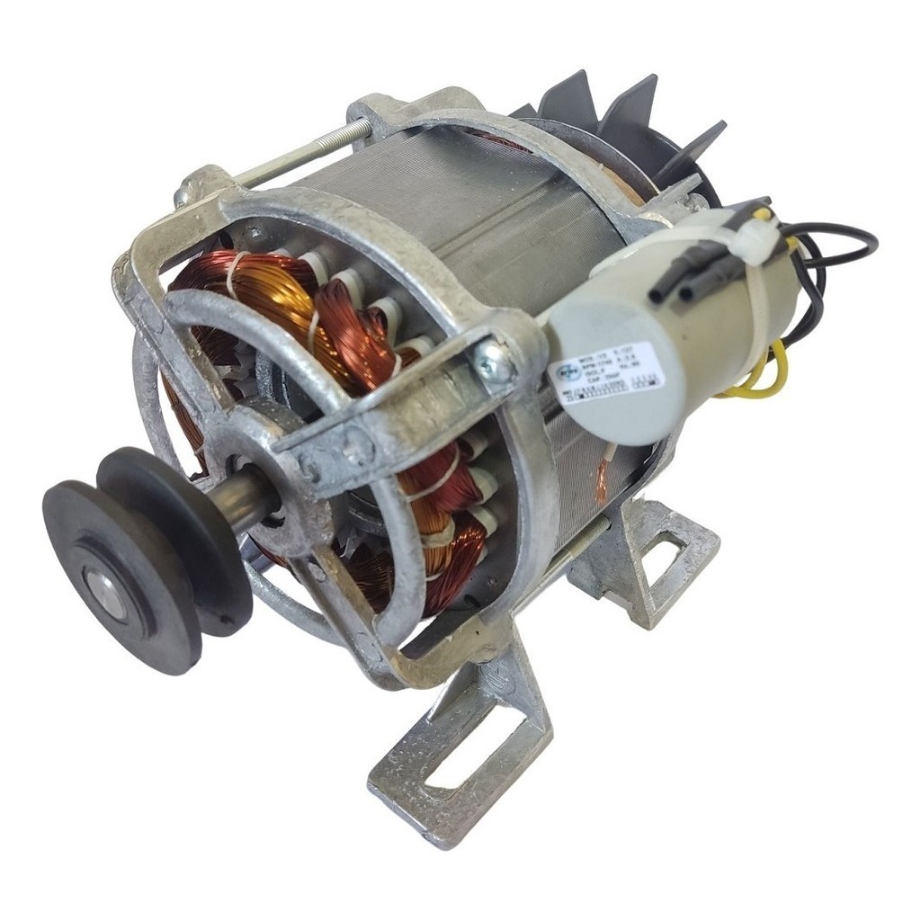 Motor 127v Pra Centrifuga De Mel Gira Pros 2 Lados C/ Polia Até 40 Quadros