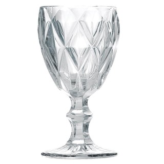 Taça para Água Lyor Diamond 325ml, Vidro, Transparente - 9690 em Oferta na Shopee