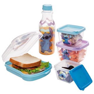 Kit Lancheira Stitch Volta às Aulas 3 Potes 1 Sanduicheira 1 Garrafa Plasútil em Oferta na Shopee