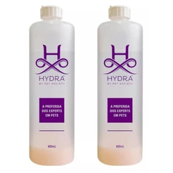 02 Frasco Diluidor para Shampoo e Condicionador Pet Society Hydra 600ML