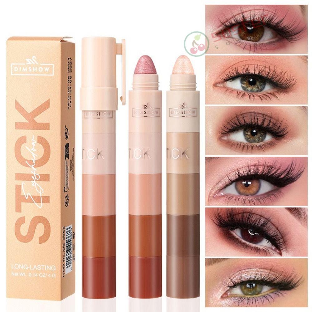 Bastão De Sombra SOSFER , Lápis Altamente Pigmentado À Prova D'água Fosco 5 Em 1 em Oferta na Shopee