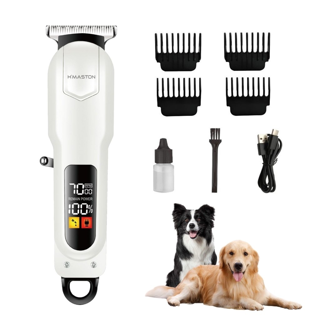 CWJ01 Maquina De Tosar Caes Maquininha Profissional Com Tela Led em Oferta na Shopee