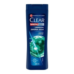 Shampoo Anticaspa Clear Limpeza Diária 2 em 1 200ml