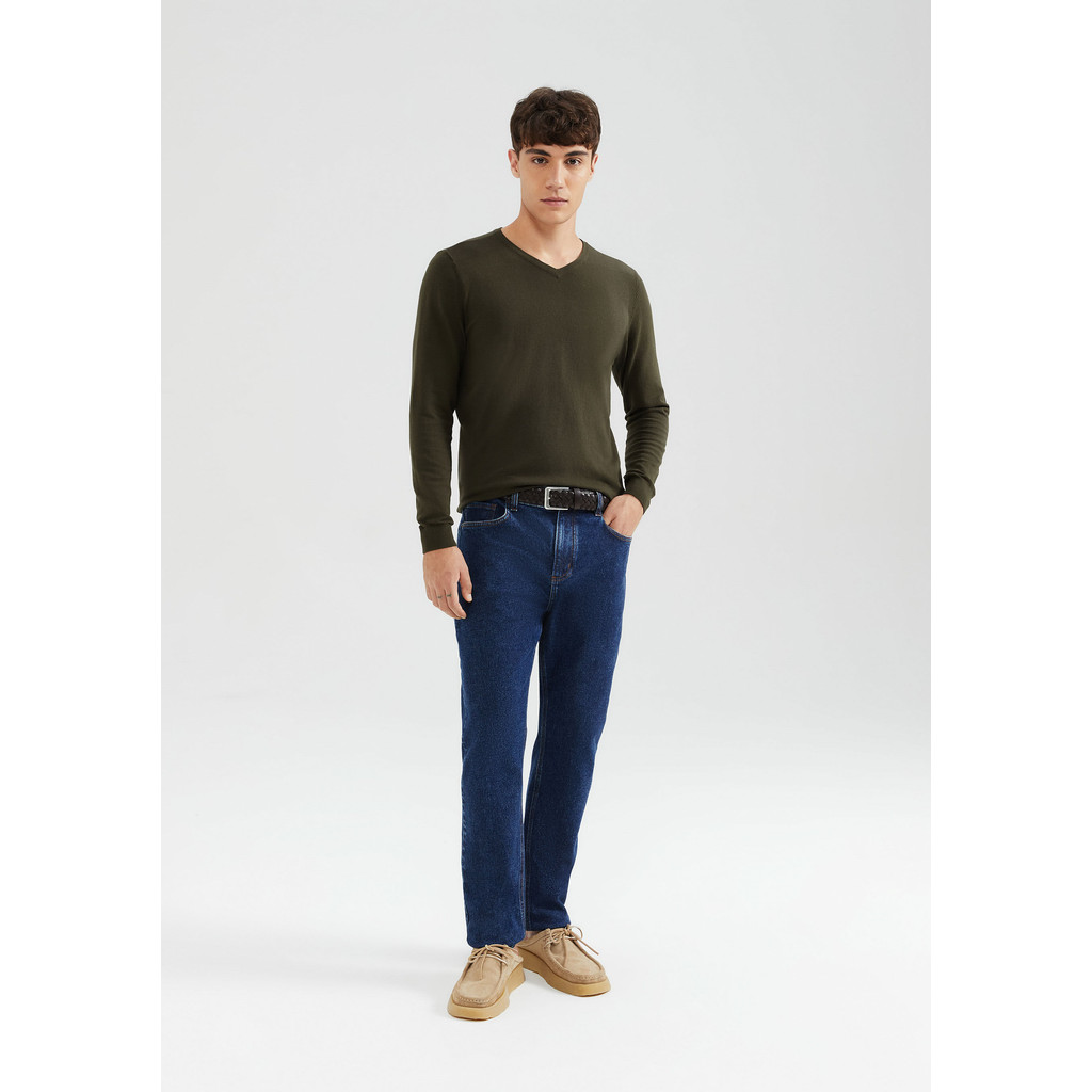 Calça Jeans Masculina Slim Com elastano