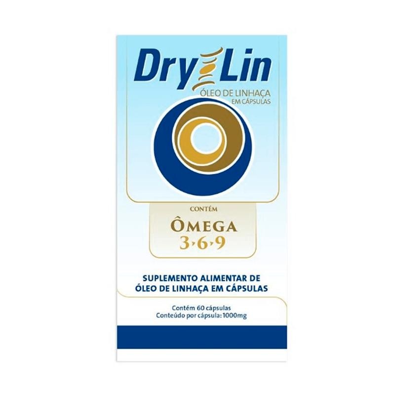 Suplemento Alimentar Dry Lin Óleo de Linhaça 60 Cápsulas em Oferta na Shopee
