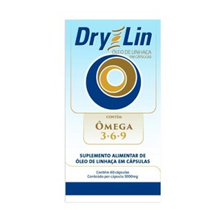 Suplemento Alimentar Dry Lin Óleo de Linhaça 60 Cápsulas em Oferta na Shopee