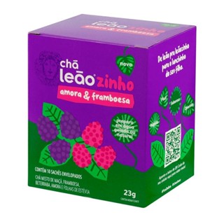 Chá Kids Leãozinho Amora e Framboesa 10 Sachês 23g em Oferta na Shopee