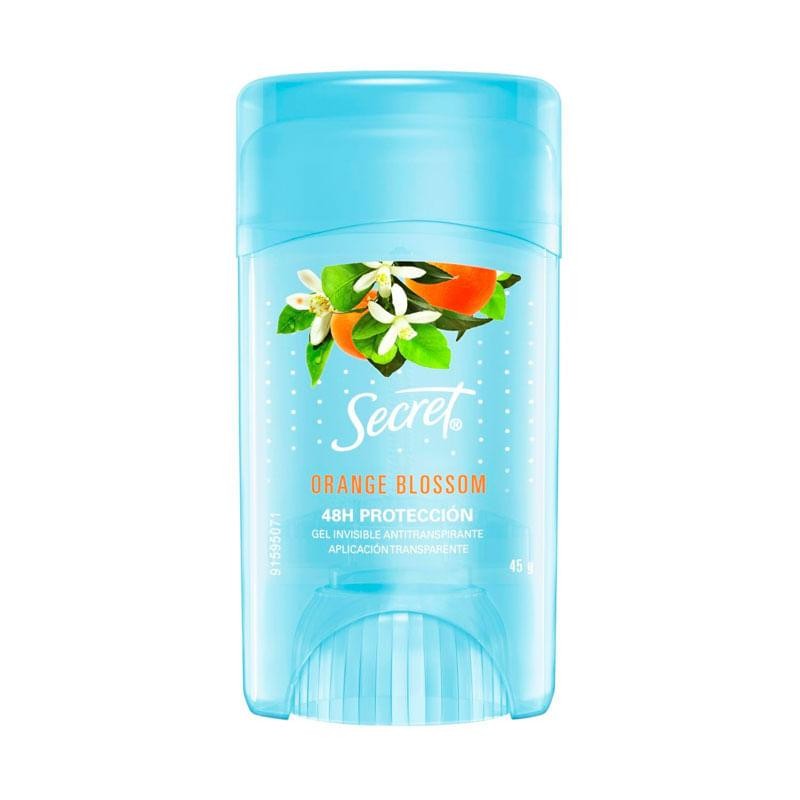 Desodorante Antitranspirante em Gel Secret Orange Blossom 45g em Oferta na Shopee