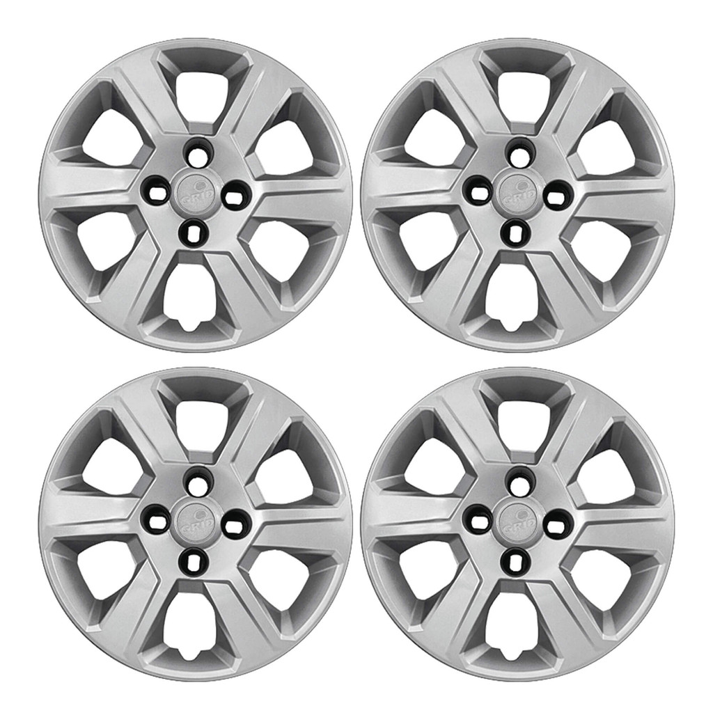 Calota Aro 14" Prata Mod Montana Chevrolet 2011 / 2020 (Jogo c/ 4 Calotas) Grid - 370CB-PTA-E em Oferta na Shopee