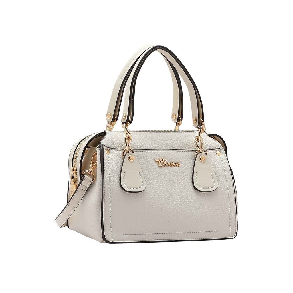 Bolsa Feminina Chenson Original Ferragem Chic Baú 3485018 em Oferta na Shopee