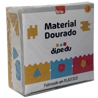 BRINQ. PLAST. MATERIAL DOURADO   111 PÇS   DPD2011 em Oferta na Shopee