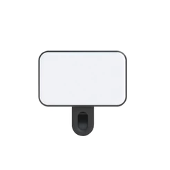 Gshield Luz de Selfie Recarregável Clip-On LED RGB com Modos Ajustáveis de Iluminação, Armor