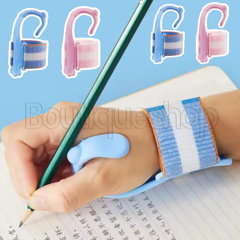 [Destaque] Corretor De Caneta Colorido De Cinco Dedos-Porta-Lápis Para Escrita Infantil-Auxílio De Silicone Prática De A em Oferta na Shopee