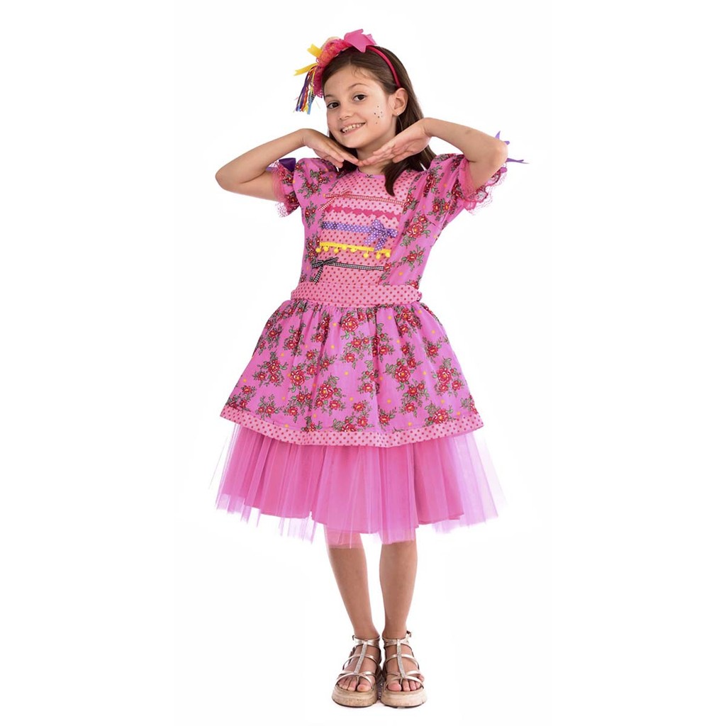 Vestido Festa Junina Infantil - São João - Caipira - 763