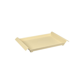 Bandeja Cozy Grande Cor Creme Arroz Dimensões 34 x 19 x 3,8 cm Coza em Oferta na Shopee
