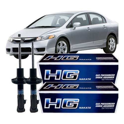 Par Amortecedor Dianteiro Nakata Honda Civic 1.7 1.8 16v 2006 2007 2008 2009 2010 2011 - Spare Parts and Accessories for Vehicles