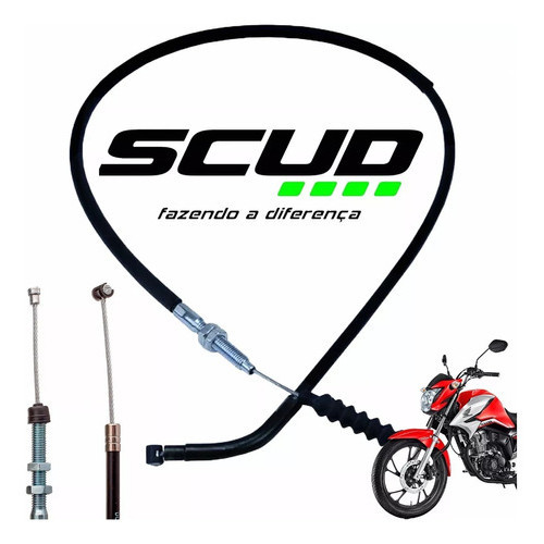 Cabo Embreagem Titan150 2004 A 2008 Fan150 2009 A 2013 Cg150