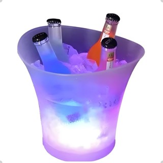 Balde P/ Gelo Rgb Caixa De Som  Integrada Bluetooth 5 Lt em Oferta na Shopee