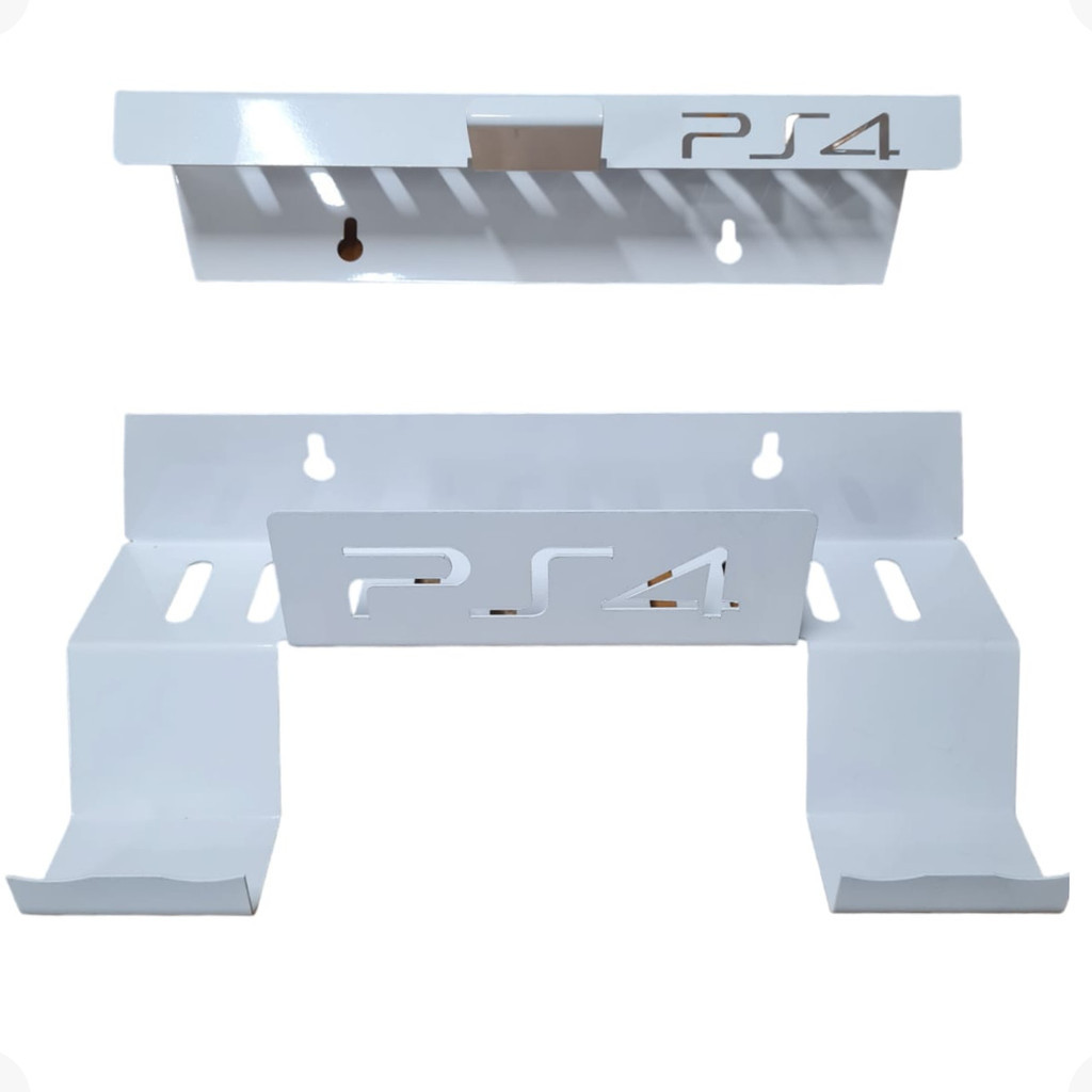 Suporte de Parede Para PS4 Branco