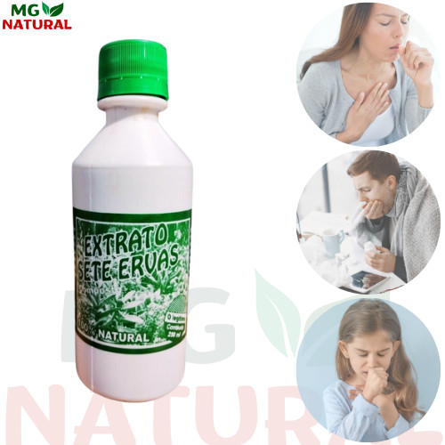 KIT 03. Extrato Sete Ervas 100% Natural 250ml em Oferta na Shopee