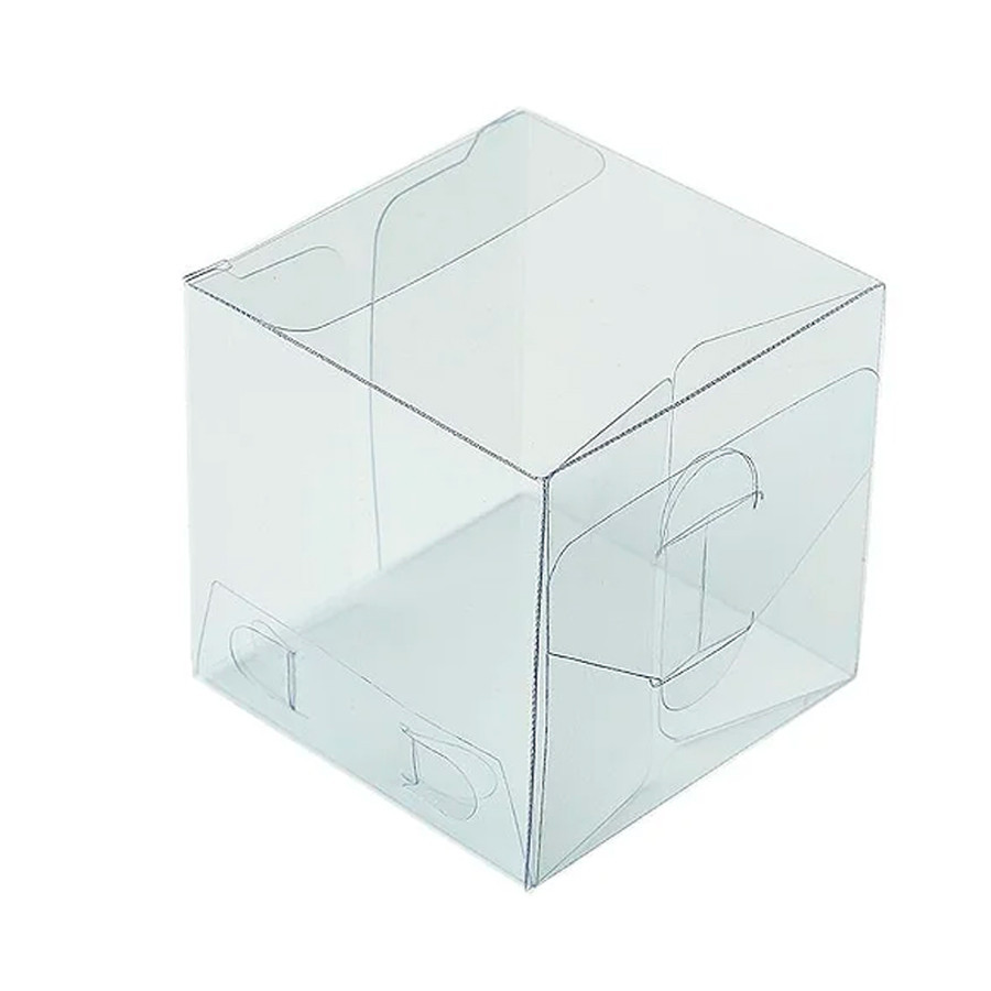 Caixa Cubo Transparente K8 (10cm x 10cm x 10cm)  - 20 unidades - Rizzo