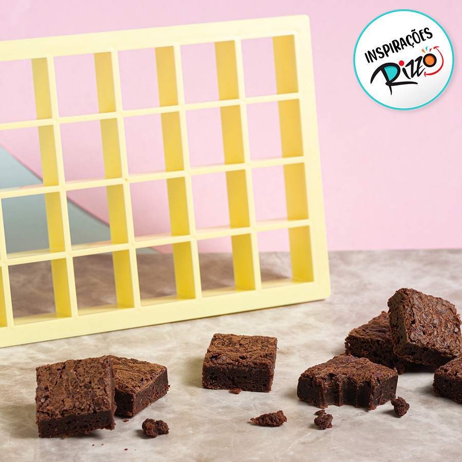 Detalhes do Cortador de Brownie - 3,5x3,5cm - 1 unidade - BlueStar - Rizzo