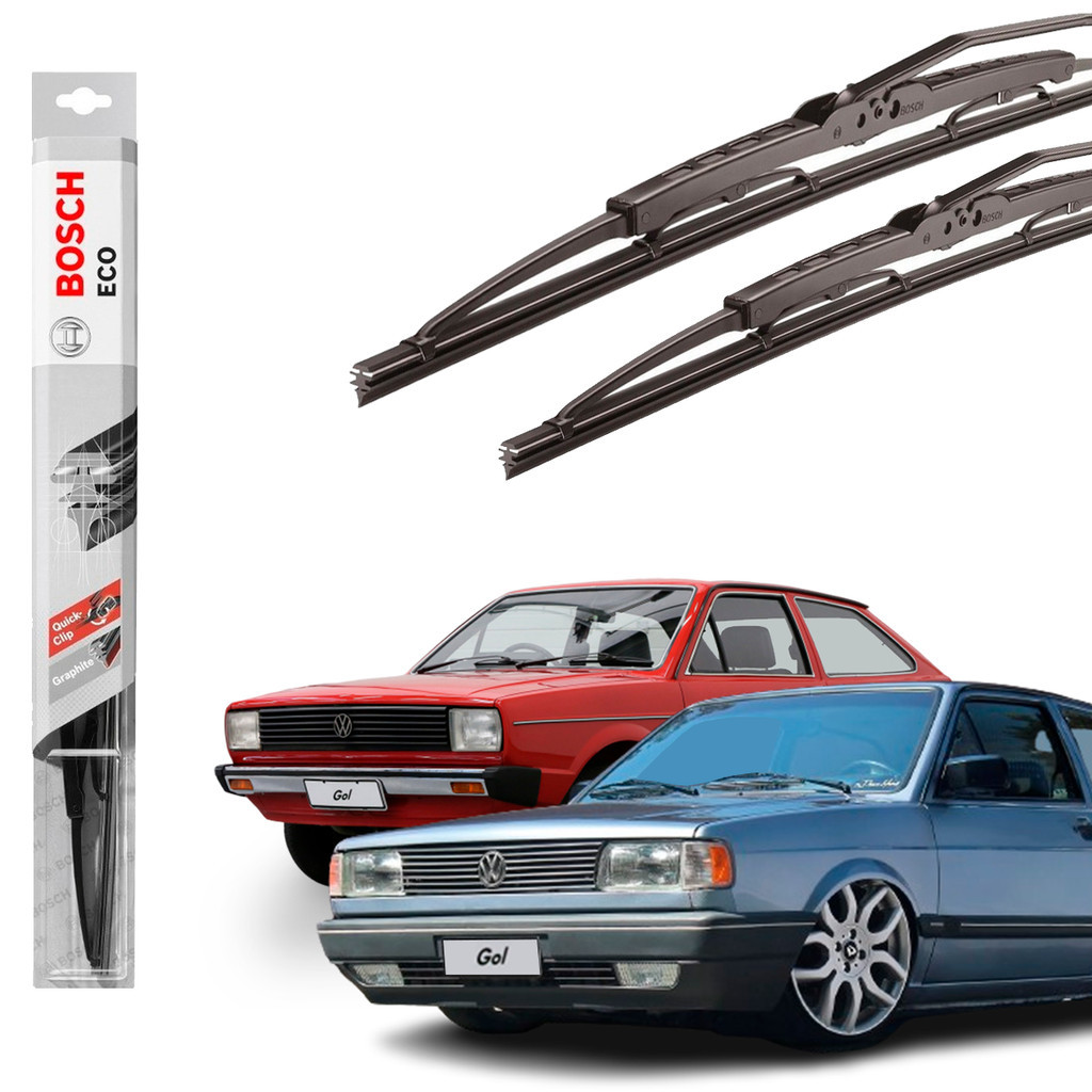 Par Palheta Dianteira Original Bosch Eco Gol Quadrado G1 1980 A 1994 em Oferta na Shopee
