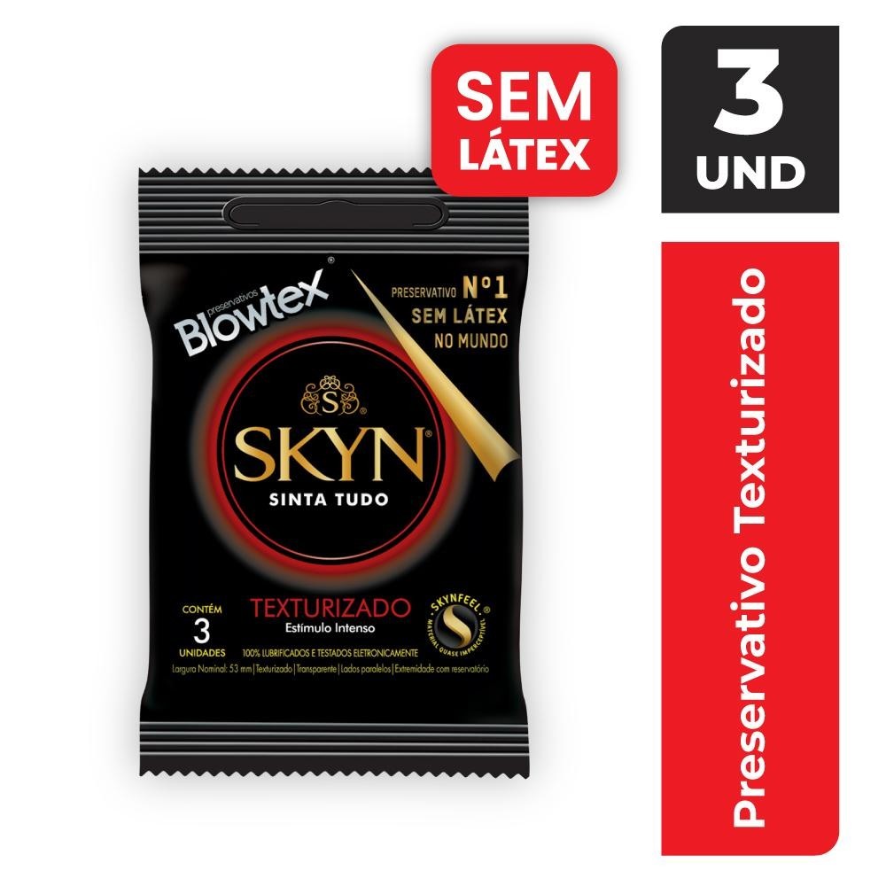 Preservativo SKYN Texturizado 3 Unidades - Health