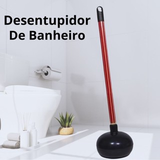 Desentupidor de WC Privada Banheiro Resistente 60cm Remove Entupimentos de Privada Ralos Banheira em Oferta na Shopee