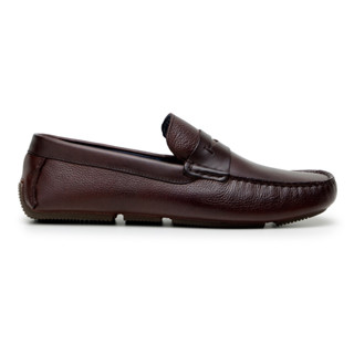 Mocassim Masculino Drive Couro Café em Oferta na Shopee