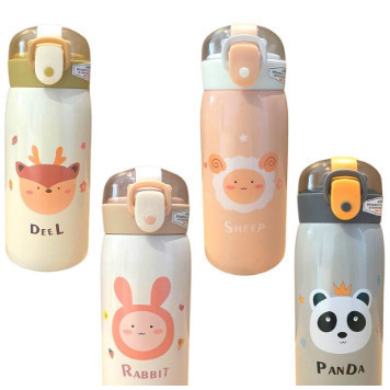 Garrafa Térmica de Bichinho em Inox 350ml Adulto e Infantil Trabalho Escola Academia em Oferta na Shopee