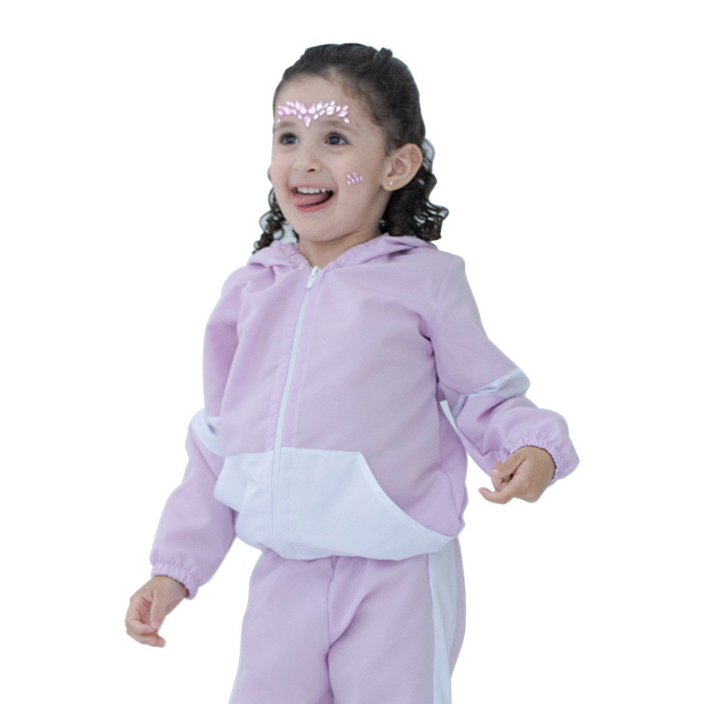 Jaqueta Corta Vento Infantil Camuflada Impermeável Rosa