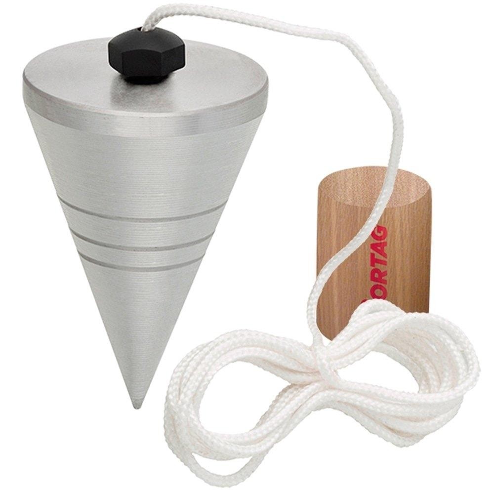 Prumo de Centro Cortag em Aço 42,5mm x 60mm 200g em Oferta na Shopee