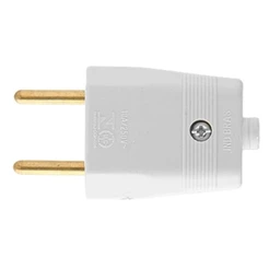Pino Plug Macho Ilumi Bipolar 2P 10A Embalagem com 10 Unidades