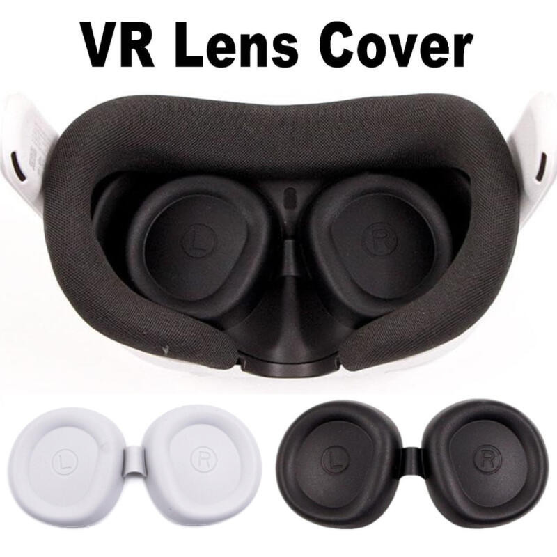 Capa Protetora De Silicone Para Lentes VR Meta Quest 3/3S Anti-Riscos À Prova De Poeira Acessórios